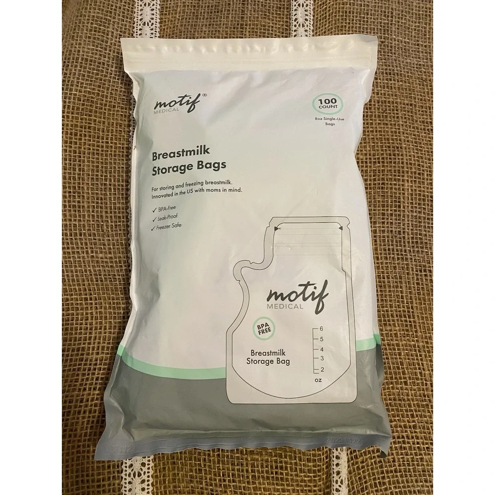 Brand New Never Opened 100 Count Motif Breast Milk Storage Bags - Picture 1 of 11